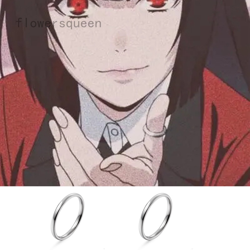 flowersqueen Nhẫn Hóa Trang Nhân Vật Anime Jabami Yumeko