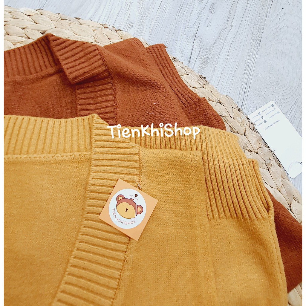 Áo Gile len phom dài phối áo GILE01