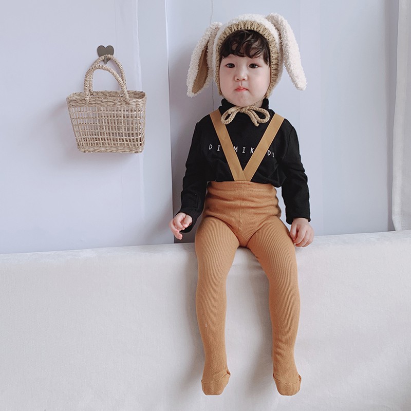 Quần Tất Legging Vải Cotton Mềm Co Giãn Cho Bé Gái