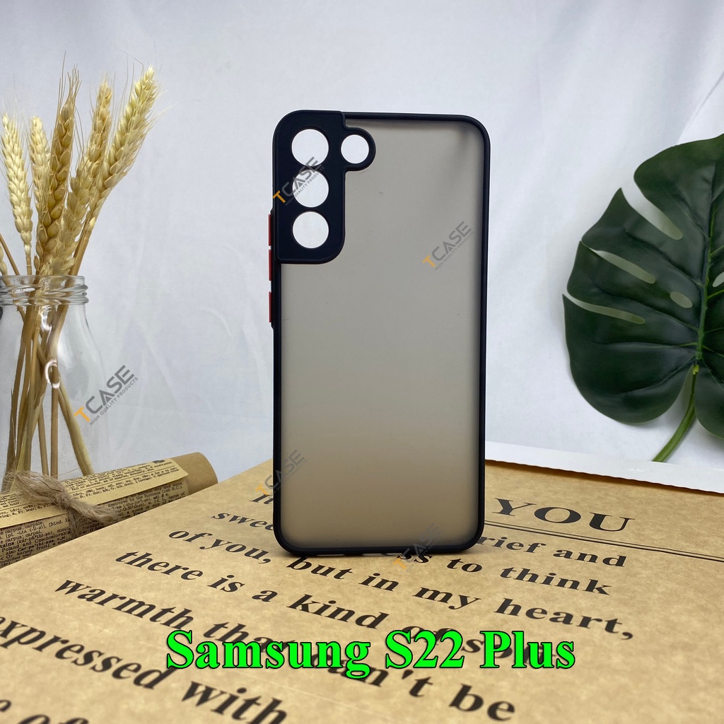 Ốp lưng Samsung Galaxy S22, S22 Plus, S22 Ultra - Ốp Basic nhám chống sốc bảo vệ camera