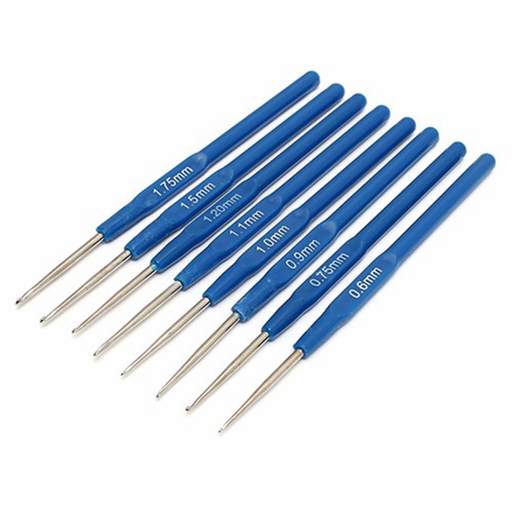 Bộ Dụng Cụ Đan Móc Len 16 Kích Cỡ Bằng Nhôm Diy