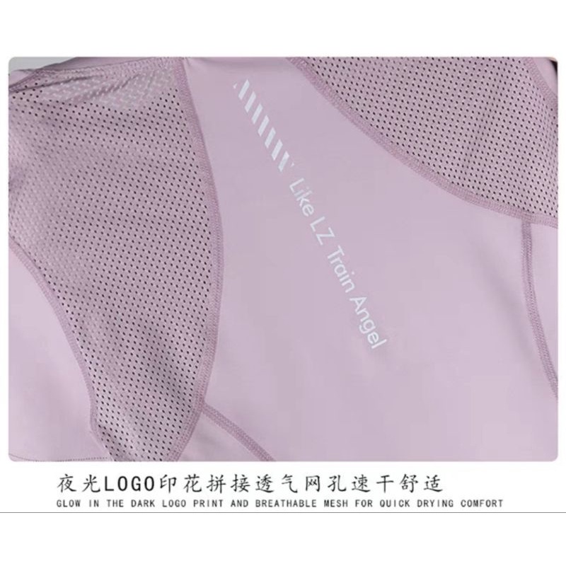 Áo thể thao nữ, thun lạnh, phối lưới, siêu mát mịn, thoáng khí. Áo tập gym nữ, chạy bộ, du lịch