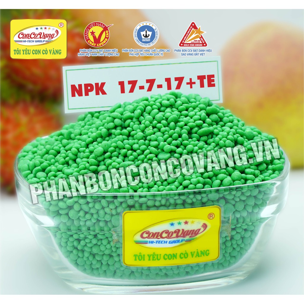 Phân bón NPK 17-17-17 +TE Cowboy  - Thích hợp cho cây ăn Quả, Củ,..
