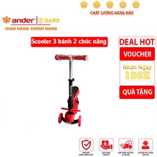 Xe Scooter 3 bánh 2 chức năng