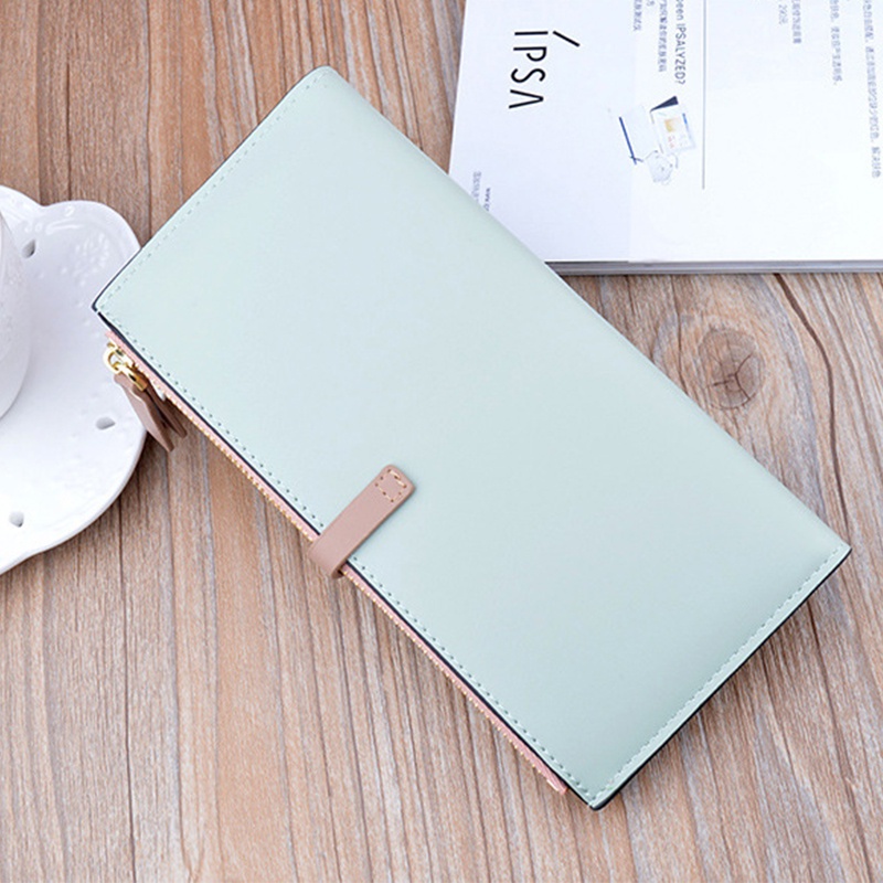 Ví bóp nữ cầm tay dài cao cấp đẹp phong cách Hàn Quốc khóa cài chú thỏ dễ thương nhiều ngăn đựng tiện dụng HANASO VD002