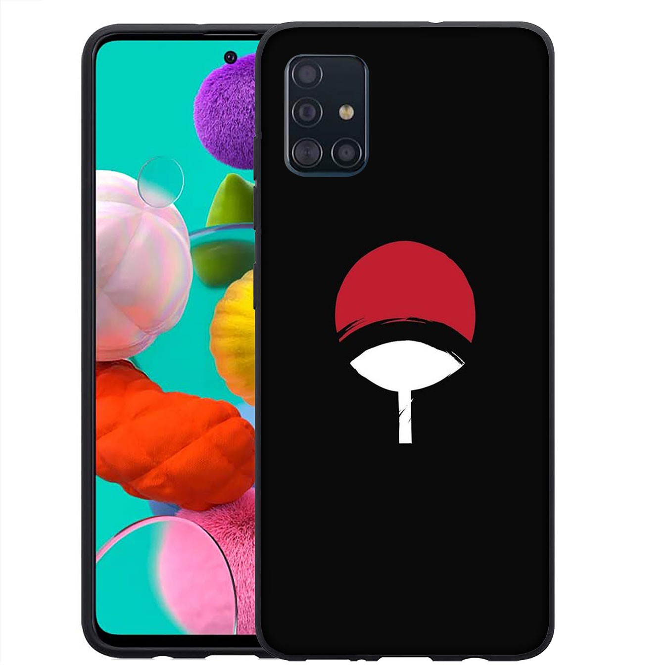 Samsung Galaxy A9 A8 A7 A6 Plus J8 2018 + A21S A70 M20 A6+ A8+ 6Plus Casing Soft Silicone NARUTO Akatsuki Sasuke Anime Phone Case