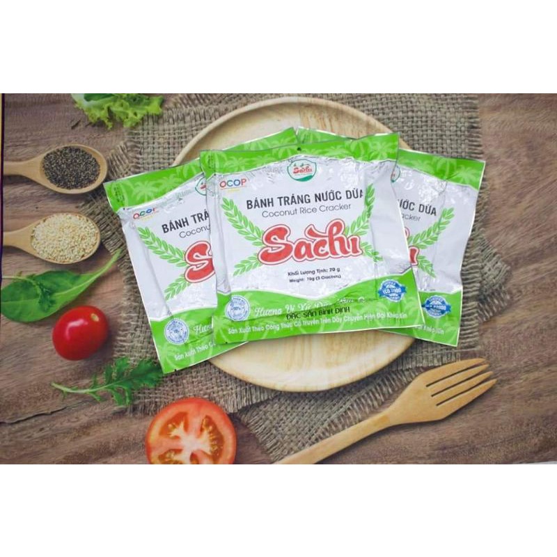 Bánh Tráng Sachi nướng sẵn 5 vị lựa chọn