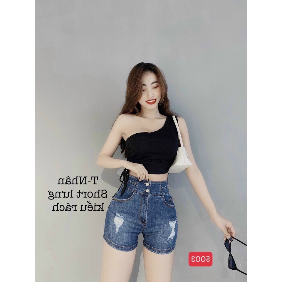 Quần short jean nữ cao cấp, chất liệu denim dễ thương, tôn dáng TUẤN KIỆT Store 8888 Q10