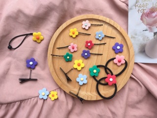 Kẹp/buộc tóc hoa 5 cánh
