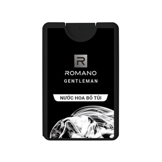 Combo 3 Nước hoa bỏ túi Romano Attitude & Force & Gentleman (18ml/chai)