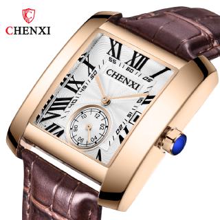 Đồng Hồ Đeo Tay Nam Chenxi 2020 Mặt Vuông Sang Trọng