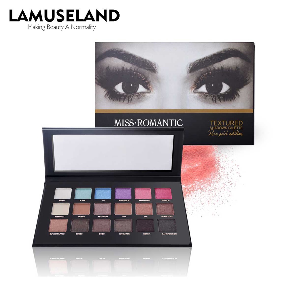 LAMUSELAND Fashion Color Eyeshadow Palette J0001 18g | BigBuy360 - bigbuy360.vn