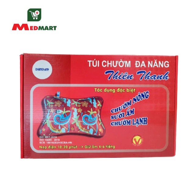 Túi Sưởi Đa Năng Thiên Thanh [BH 6 Tháng] Cắm Điện, Chườm Ấm, Giữ Nhiệt, Giảm Đau, Chườm Lạnh - Medmart