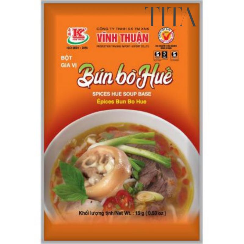 Bột Gia Vị Bún Bò Huế 15g Vĩnh Thuận