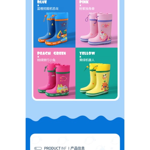 Ủng Lemonkid Đi Mưa Cho Bé