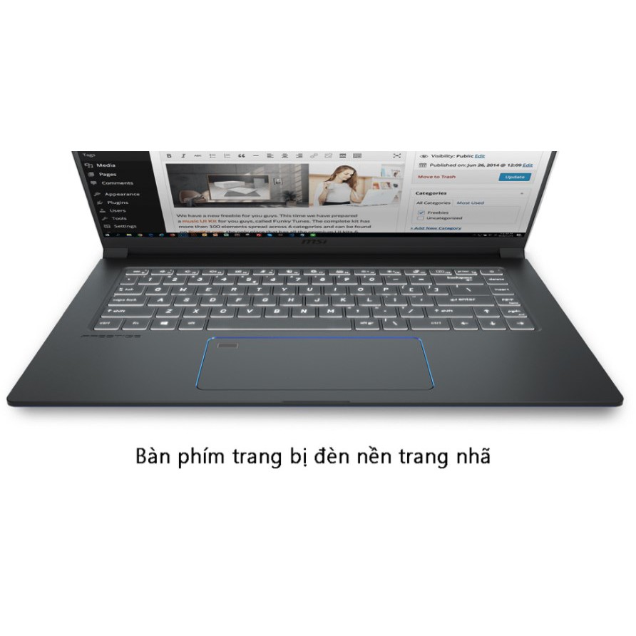 Laptop MSI Prestige 15 A10SC (222VN)/ Core i7/ 16GB (2x8GB)/ 512GB/ Geforce GTX1650 Max Q 4GB |Ben Computer | BigBuy360 - bigbuy360.vn