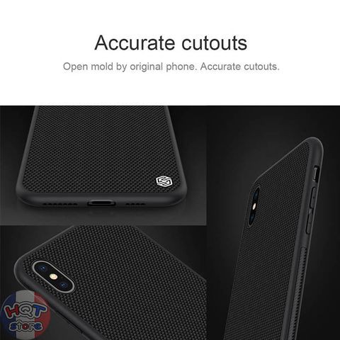 Ốp lưng vải Nillkin Textured chính hãng iPhone X/XS/XS Max