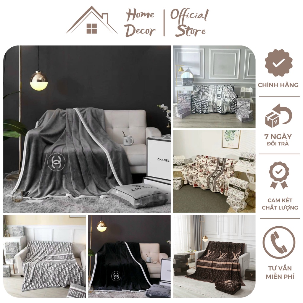 Chăn nhung tuyết văn phòng thương hiệu mềm mịn không rụng lông, chăn tuyết nhung có hộp đựng kích thước 1m5x2m 2mx2m3