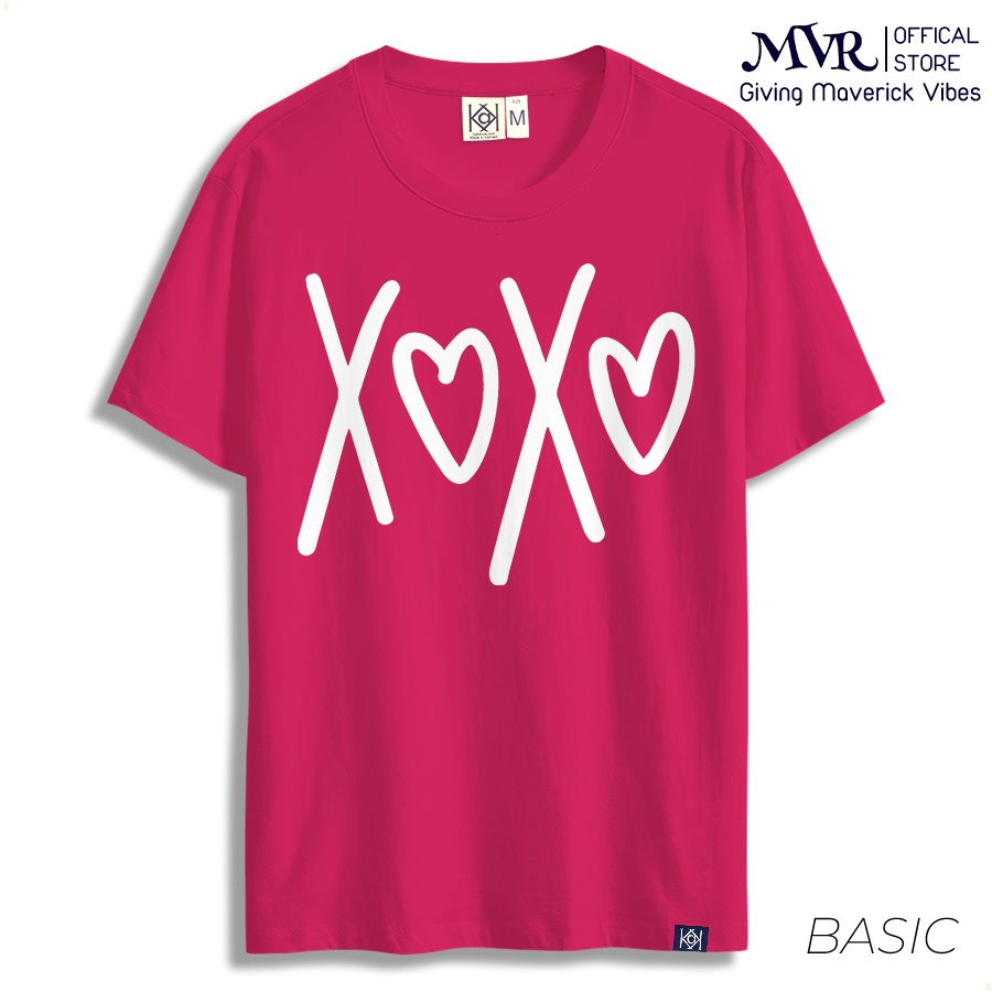 Áo thun nữ hồng cotton thoáng mát Xoxo dễ thương cho ngày lễ tình nhân người mình yêu thương MVR KK3872