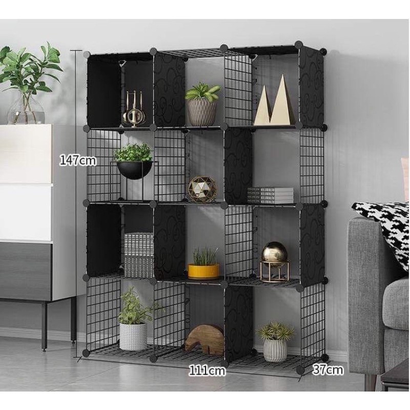 Tủ Lưới Lắp Ghép Đa Năng Tiện Lợi 12 Ô ( bảo hành 1 năm )