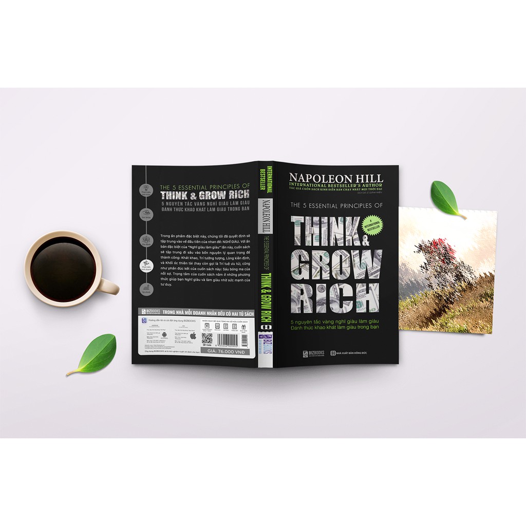 Sách - 5 Nguyên Tắc Vàng Nghĩ Giàu Làm Giàu – Đánh Thức Khao Khát Làm Giàu Trong Bạn | BigBuy360 - bigbuy360.vn