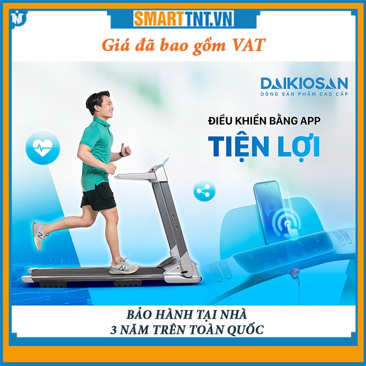 Máy chạy bộ đơn năng chính hãng Daikiosan DVCB-00006 cao cấp