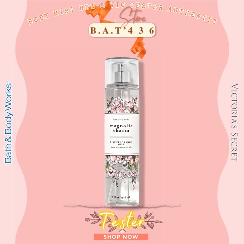 ⚜BAT436⚜Xịt Thơm Toàn Thân Bath & Body Works MAGNOLIA CHARM