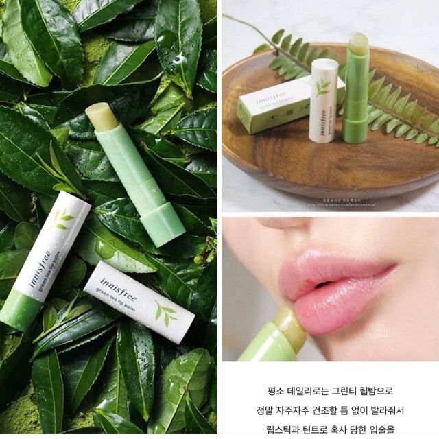 Son dưỡng môi các loại / Son dưỡng Innisfree / Trà Xanh Innisfree / Mật Ong