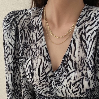  vòng cổ Nhiều Lớp Mạ Vàng Thời Trang Cho Nữ