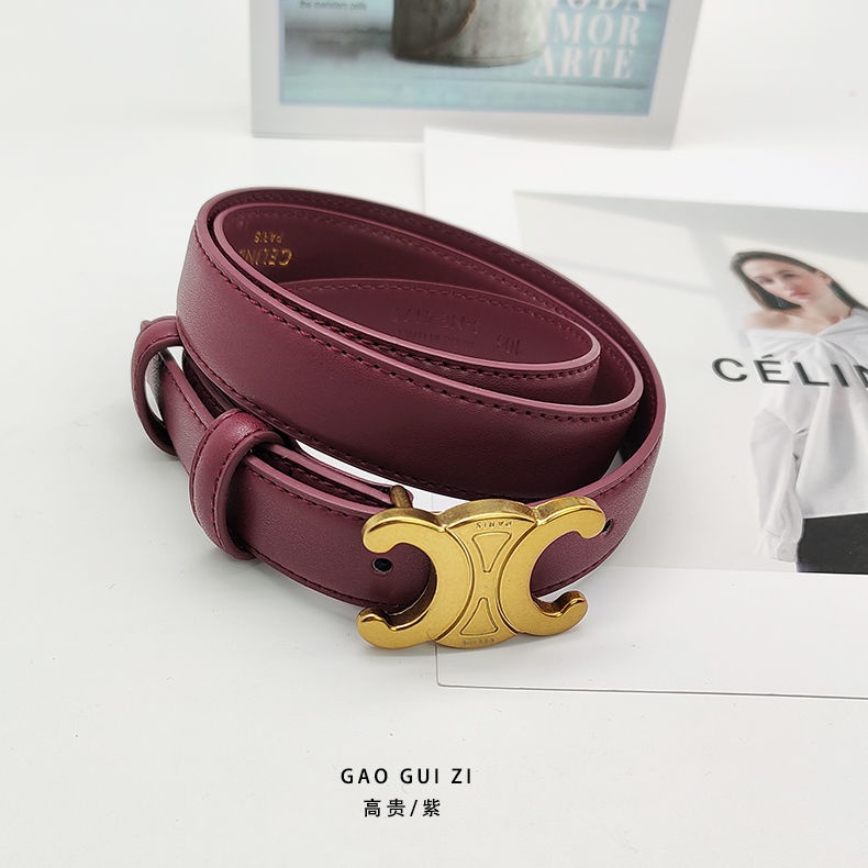 Thắt Lưng Da Bò Phong Cách Retro Thời Trang Cho Nữ