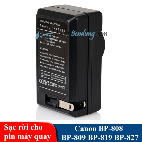 Sạc rời cho pin máy quay Canon BP-808 BP-809 BP-827 BP-828