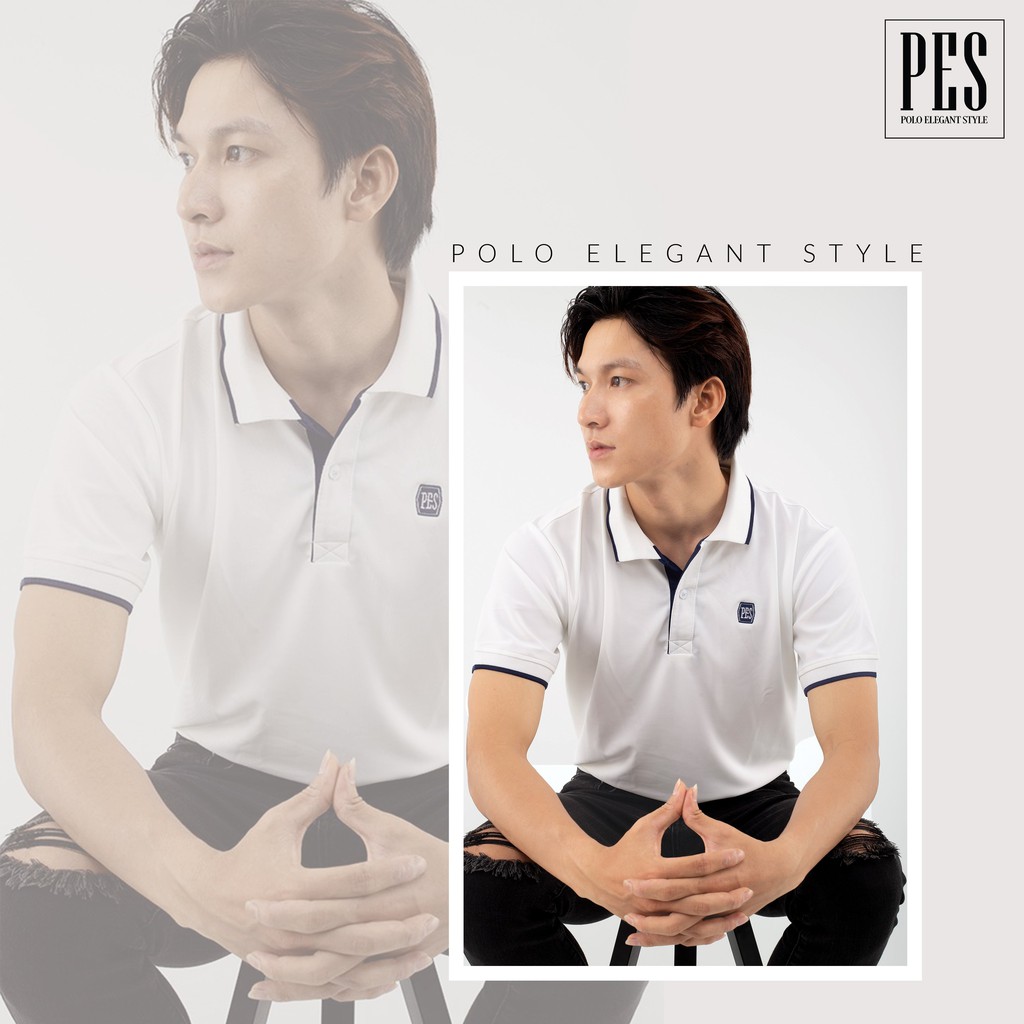 Áo thun Polo Berry màu trắng cổ bẻ vải cá sấu Cotton trẻ trung lịch lãm | BigBuy360 - bigbuy360.vn