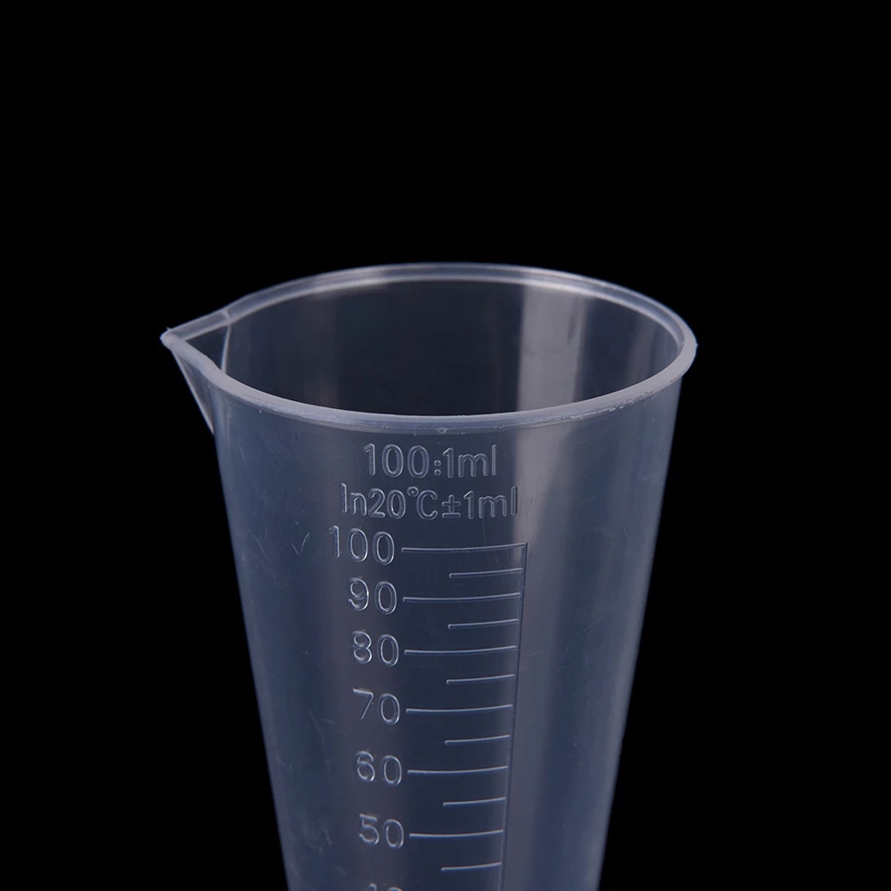 Cốc đong bằng nhựa trong suốt 100ml có thể tái sử dụng