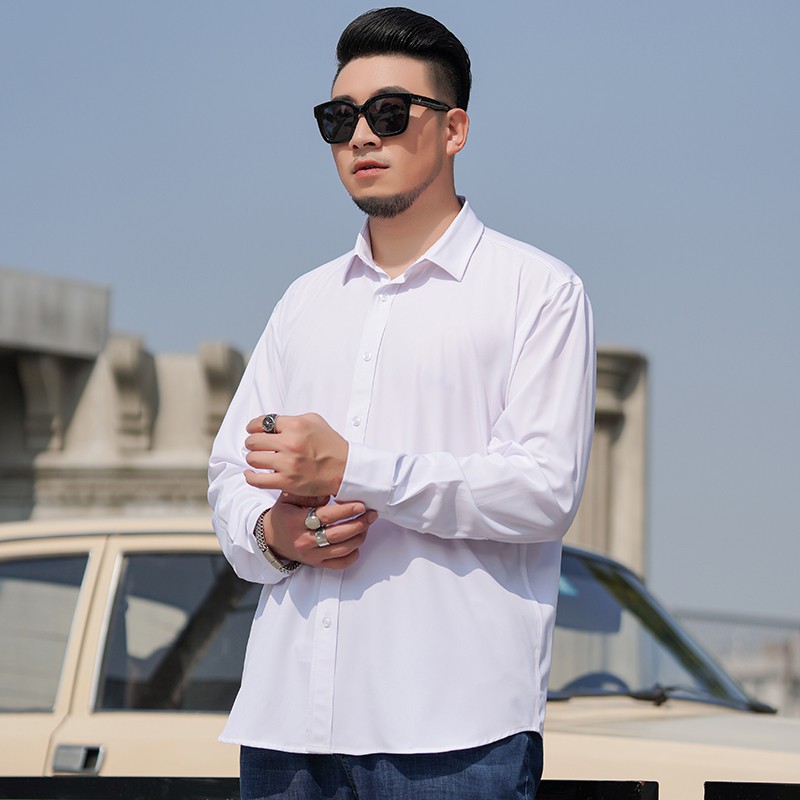 Sơ mi nam dài tay cổ bẻ kiểu dáng trẻ trung phong cách, áo sơ mi phối đồ hiện đại