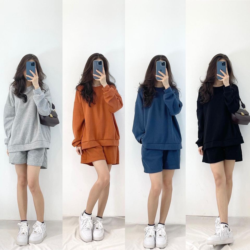 (FREESHIP) set nỉ tổ ong dày dặn cao cấp miho.house