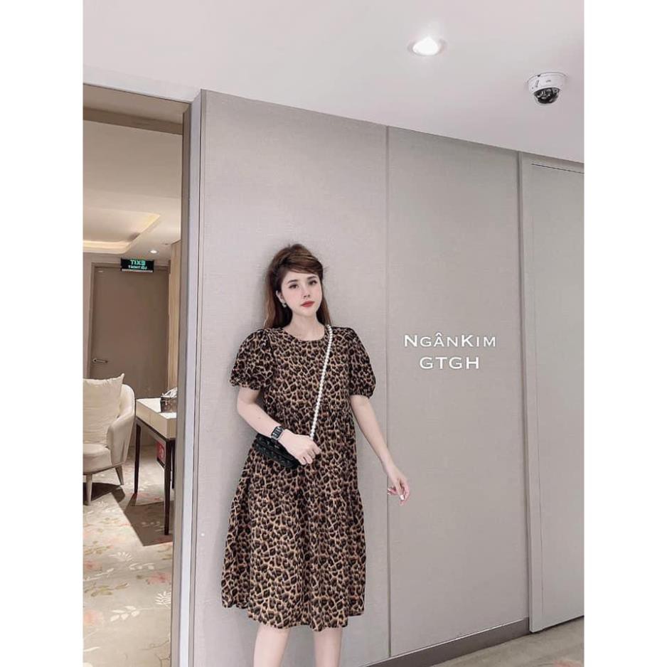 Đầm Nữ Váy Báo Tay Bồng Siêu Xinh Chất Thô Cực Đẹp  Hàng Cao Cấp Thời Trang Xuân Hè Sang Trọng Cho Phái Nữ. | BigBuy360 - bigbuy360.vn