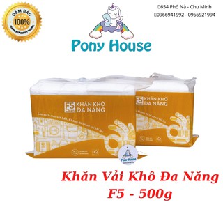 Giấy Khô Khăn Vải Khô Đa Năng F5 Mamamy - Gói 500G An Toàn Cho Bé Yêu