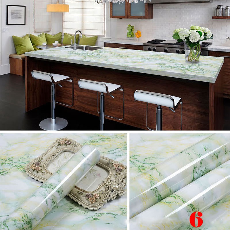 Cuộn Giấy Dán Tường Hoạ Tiết Vân Đá Cẩm Thạch