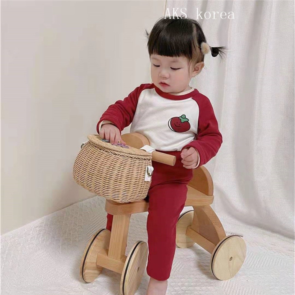 (6 màu) Bộ Dài Tay Thu Đông Cho Bé Trai/Gái Chất Cotton Mềm Mịn Mã BN - 07(Ảnh thật)
