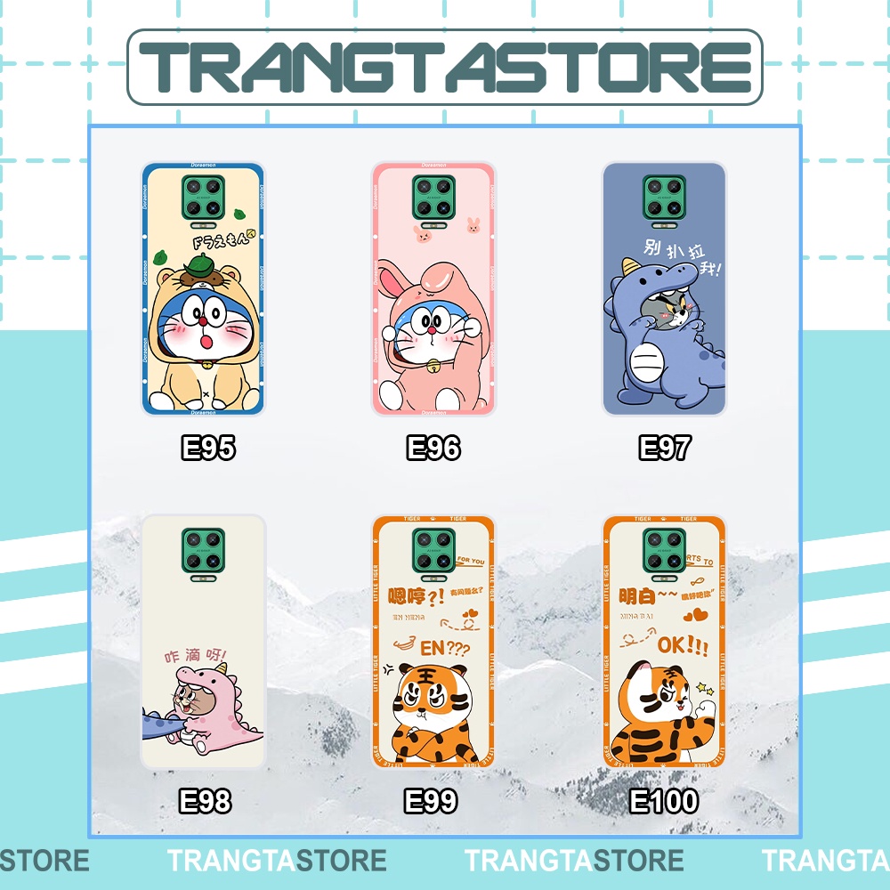 Ốp Vsmart Aris / Aris Pro in hình cặp đôi doremon, hổ, khủng long dễ thương