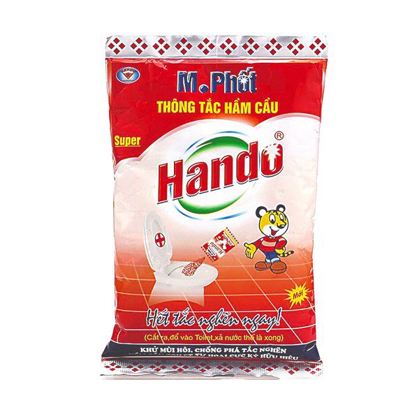 Bộ 4 gói bột thông tắc M. phốt bột 215g