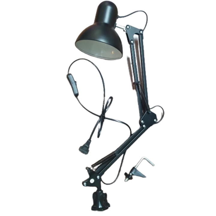 Đèn kẹp để bàn xoay 360 độ DESK LAMP theo ý muốn (Không Kèm Bóng)