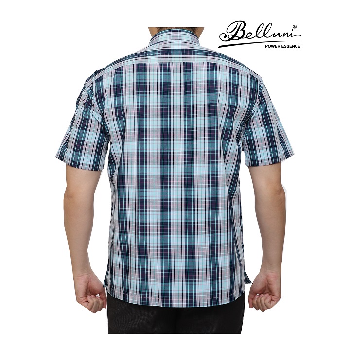 Áo sơ mi nam ngắn tay BELLUNI sợi tre kháng khuẩn chống tia UV - ABN.BP.BE.202.BG5