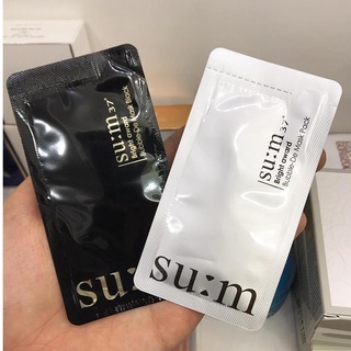 Combo 10 mặt nạ sủi bọt thải độc da su:m 37