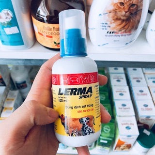 Chai xịt Derma spray trị viêm da, ghẻ lở