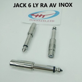 Jack chuyển 6 ly ra AV – bông sen inox