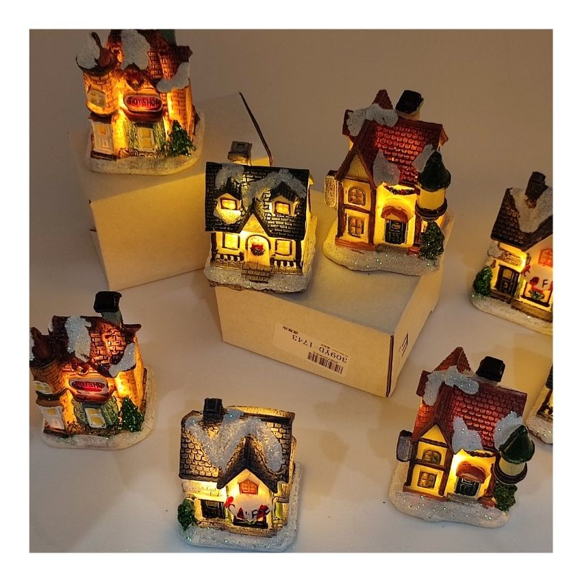 Đèn Led Hình Ngôi Nhà Độc Đáo Thích Hợp Trang Trí Trong Đêm Giáng Sinh, Để Bàn Học - P086