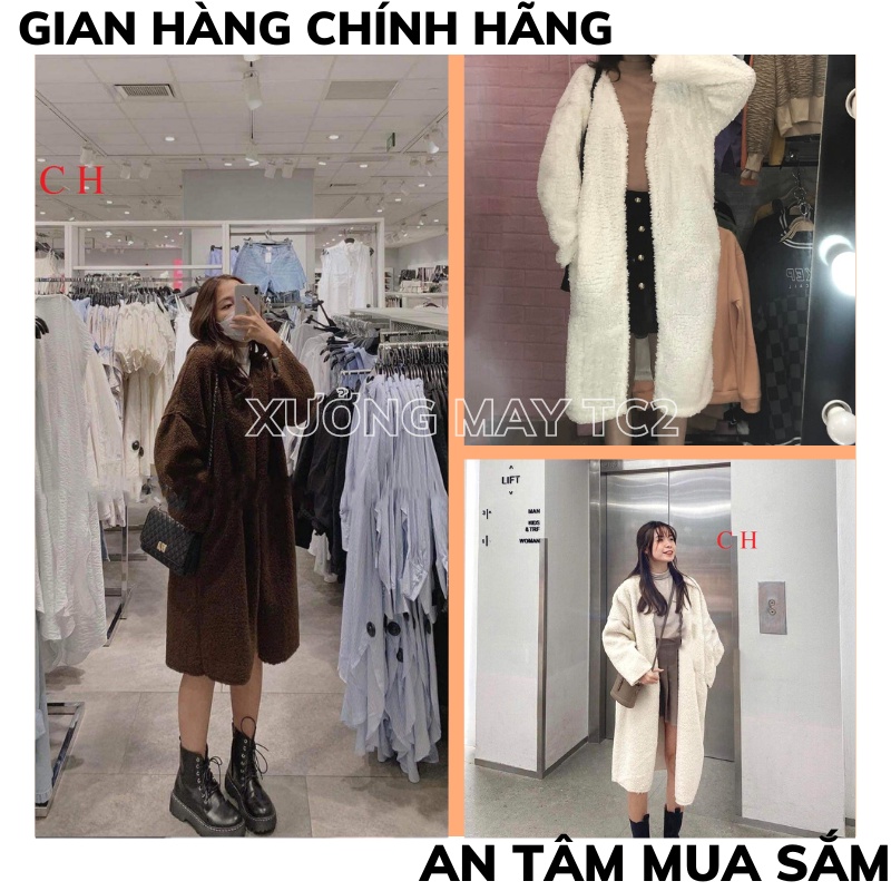 Áo cardigan lông cừu dáng dài dày dặn ,áo lông dáng dài 1 lớp mềm mịn ULZZANG hàn quốc ,XƯỞNG MAY TC2