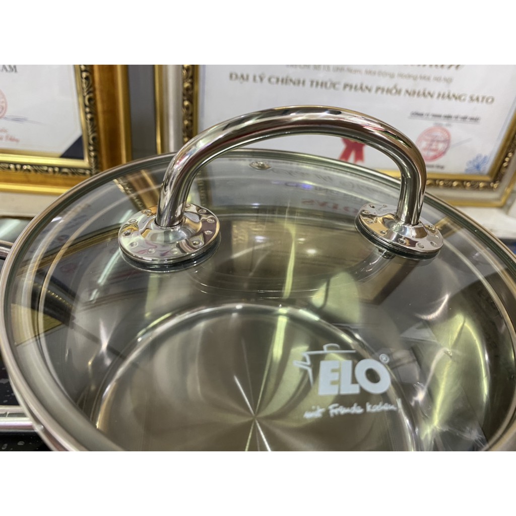 Nồi luộc gà inox 304 Elo Profi Cristal 24cm