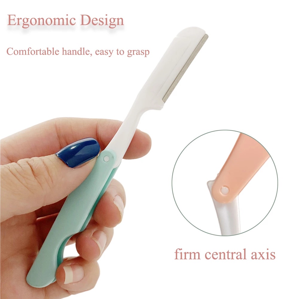 1 Dao Cạo Chân Mày Có Thể Gấp Gọn Màu Sắc Ngẫu Nhiên